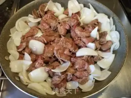 Make Onion beef step 3