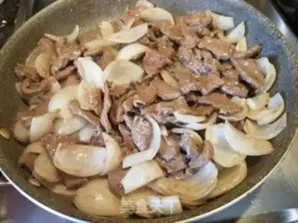 Make Onion beef step 4