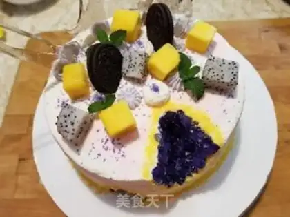 Make Crystal birthday cake step 11