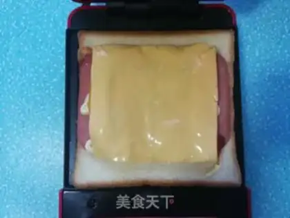 Make Mango ham cheese sandwich step 6