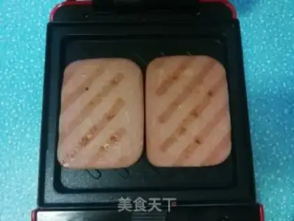 Make Mango egg ham sandwich step 0