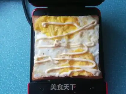 Make Mango egg ham sandwich step 4
