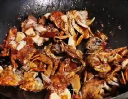 Make Spicy crabs step 3