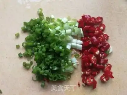 Make Garlic fan steams the meat step 4