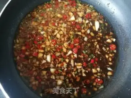 Make Garlic fan steams the meat step 8