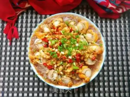 Make Garlic fan steams the meat step 13