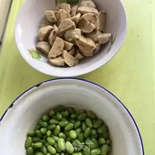 Make Meatball, soybeans, eggplant step 1