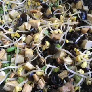Make The veggies when the bean sprouts step 13