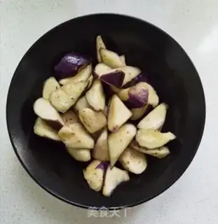 Make Sugar and eggplant step 3
