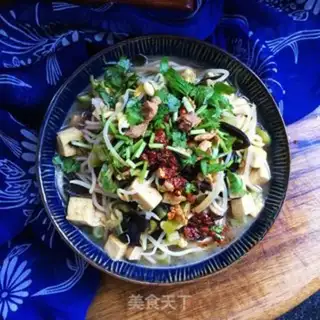 Make The veggies when the bean sprouts step 16