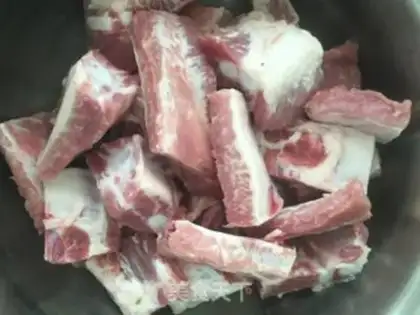 Make Home-based sugar veggie ribs step 0