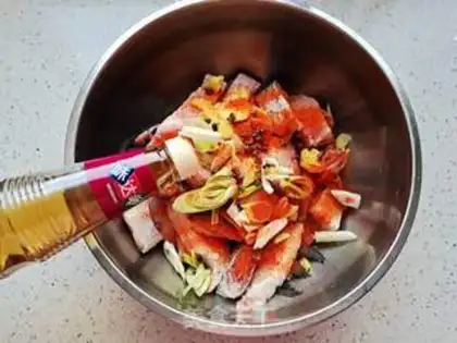 Make Spicy fish step 2