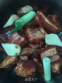 Make Home-based sugar veggie ribs step 1