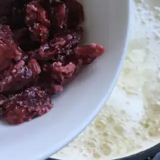 Make Cranberry lilies step 8