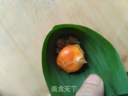 Make The salted egg and a yellow sling step 6