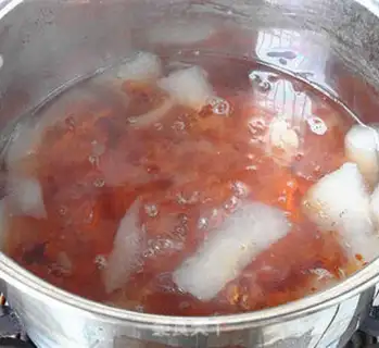 Make Peach and pear step 6