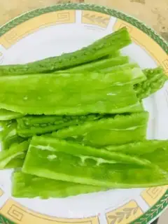 Make Three bitter melons step 1