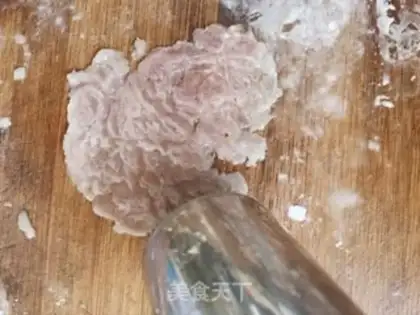 Make The golden mushroom hammer meat step 3