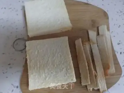 Make Egg ham sandwich step 2