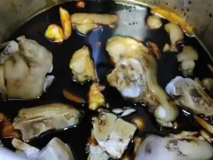 Make Egg pig-foot ginger step 4