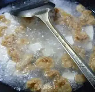 Make Creamed pork and tofu step 7