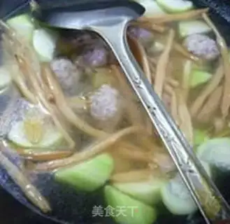 Make The bouquets and meatballs are opening in the night step 8