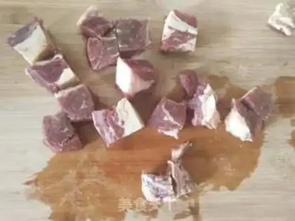 Make Japanese honey garlic beef step 1