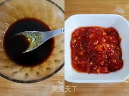 Make Scratched tofu step 1