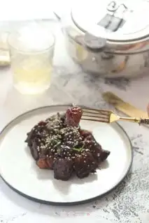 Make Japanese honey garlic beef step 9