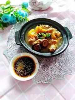 Make A soup pot with chicken step 11