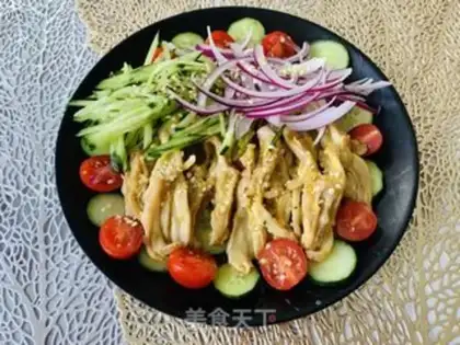 Make Home version mustard duck palm step 8