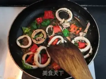 Make Onion squid rings step 21