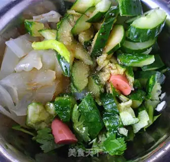 Make Pink cucumber step 4