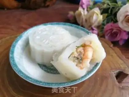 Make Crystal shrimp mooncake step 12