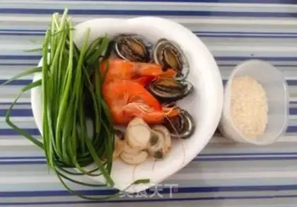 Make Porridge of abalone step 0