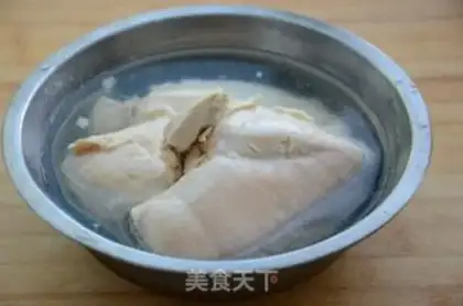 Make A mustard hand tore a chicken step 1
