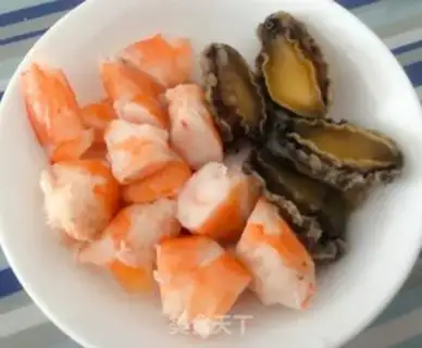 Make Porridge of abalone step 1