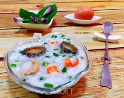 Make Porridge of abalone step 9