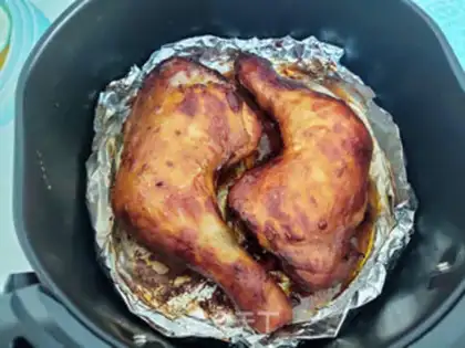 Make Double roasted chicken legs step 5