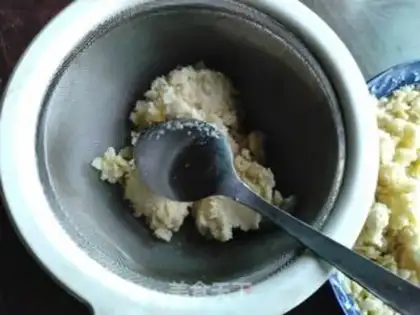 Make Green bean cake step 2