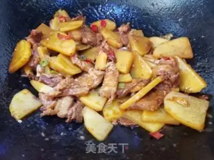 Make Five-flower potatoes step 3