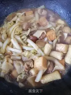 Make Cracker stew, pink cabbage step 9