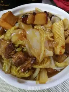 Make Cracker stew, pink cabbage step 10