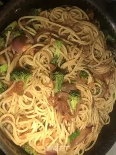 Make Shrimp pasta step 9