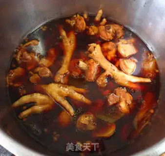 Make A halogened chicken claw step 6