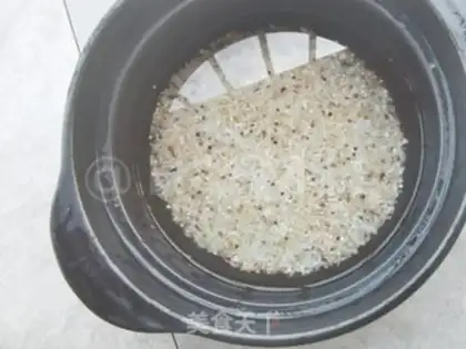 Make Plum-bread and rice step 1