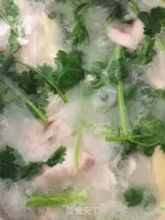 Make Fresh fish porridge step 4