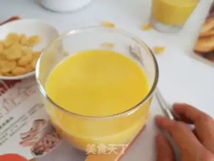 Make Pumpkin lily milk soup step 6