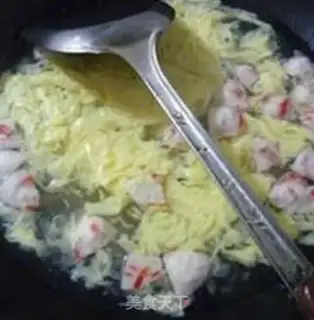 Make Lobsterball omelet soup step 7