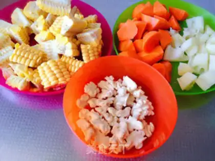 Make walnut corn ribs soup step 2